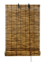 Рулонная штора ПраймДекор, тростник, 140х160